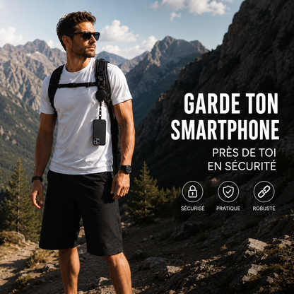 Lanière rétractable de téléphone